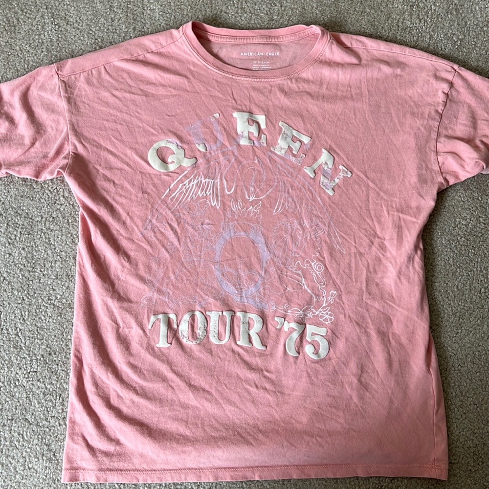Pink Queen Band Tee from American Eagle XS
